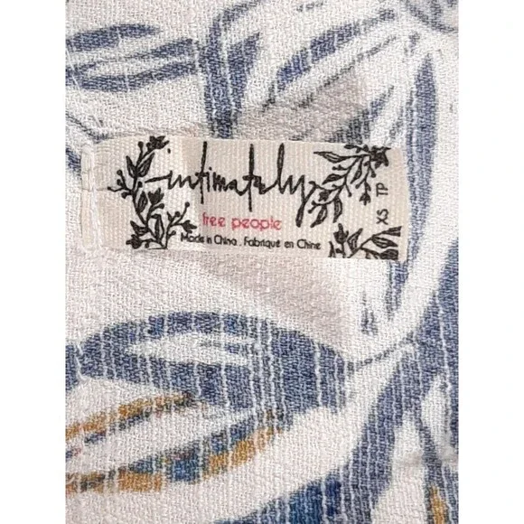 Free People Intimates Romantic Feminine Lace Trim Floral Baby Doll SZ X-Small - Picture 14 of 16